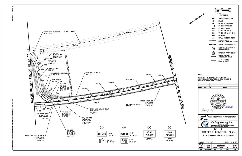 traffic control plan example